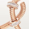 Boucle d’oreille droite Ecrou De Cartier – Or rose, diamants – Cartier Boucle d’oreille droite Ecrou De Cartier – Or rose, diamants – Cartier
