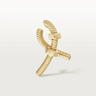 Boucle d&rsquo;oreille gauche Écrou de Cartier – Or jaune – Cartier