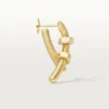 Boucle d&rsquo;oreille gauche Écrou de Cartier – Or jaune – Cartier