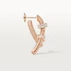 Boucle d’oreille gauche Ecrou De Cartier – Or rose, diamants – Cartier Boucle d’oreille gauche Ecrou De Cartier – Or rose, diamants – Cartier