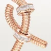 Boucle d’oreille gauche Ecrou De Cartier – Or rose, diamants – Cartier Boucle d’oreille gauche Ecrou De Cartier – Or rose, diamants – Cartier