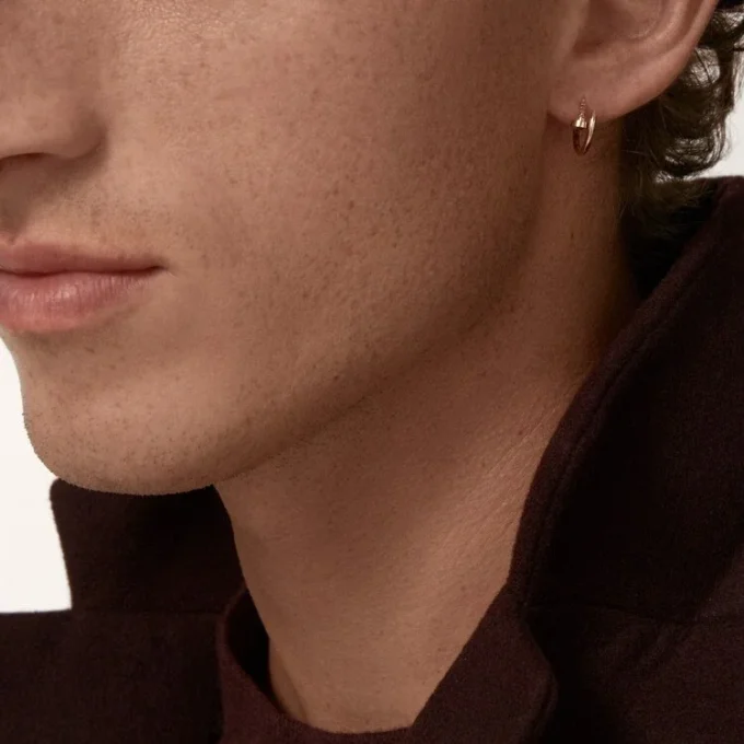 Boucle d&rsquo;oreille Juste Un Clou à anneau unique, modèle Mini