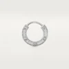 Boucle d’oreille Love – Or blanc, diamant – Cartier Boucle d’oreille Love – Or blanc, diamant – Cartier