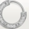 Boucle d’oreille Love – Or blanc, diamant – Cartier Boucle d’oreille Love – Or blanc, diamant – Cartier
