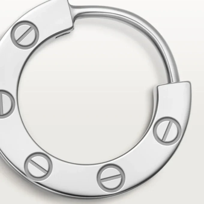 Boucle d’oreille Love – Or blanc, diamant – Cartier Boucle d’oreille Love – Or blanc, diamant – Cartier