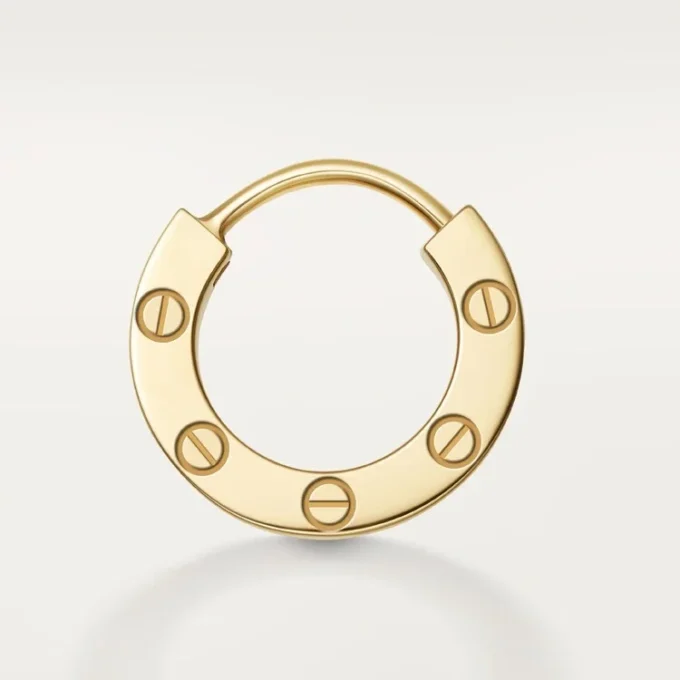 Boucle d’oreille Love – Or jaune – Cartier Boucle d’oreille Love – Or jaune – Cartier