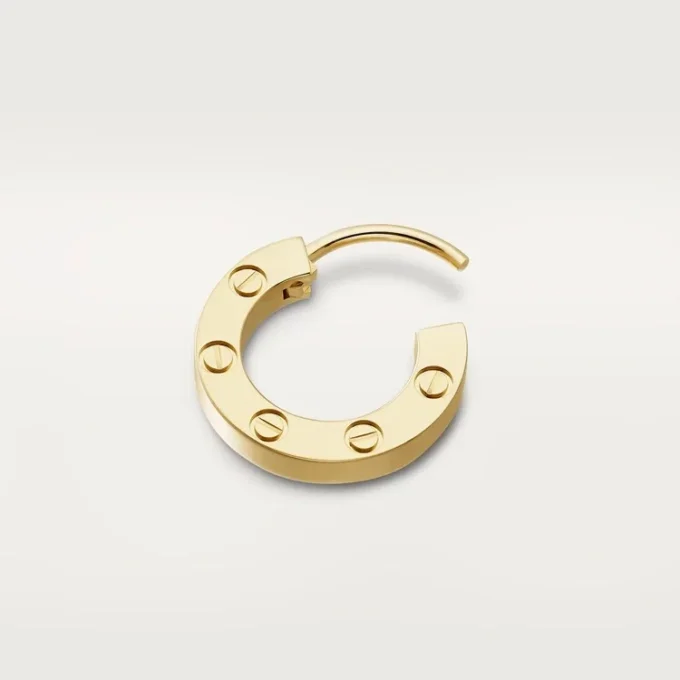 Boucle d’oreille Love – Or jaune – Cartier Boucle d’oreille Love – Or jaune – Cartier