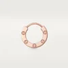 Boucle d’oreille Love simple – Or rose – Cartier Boucle d’oreille Love simple – Or rose – Cartier