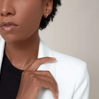 Boucle d&rsquo;oreille Love simple – Or rose – Cartier