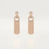 Boucles d&rsquo;oreilles Agrafe, demi-sertie