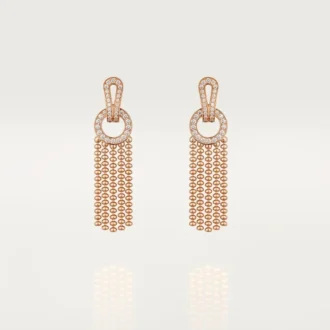Boucles d&rsquo;oreilles Agrafe, demi-sertie