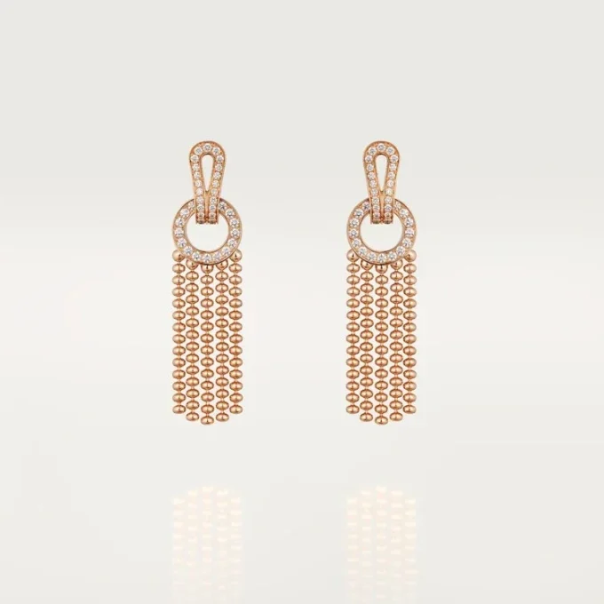 Boucles d&rsquo;oreilles Agrafe, demi-sertie