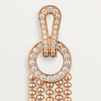 Boucles d&rsquo;oreilles Agrafe, demi-sertie