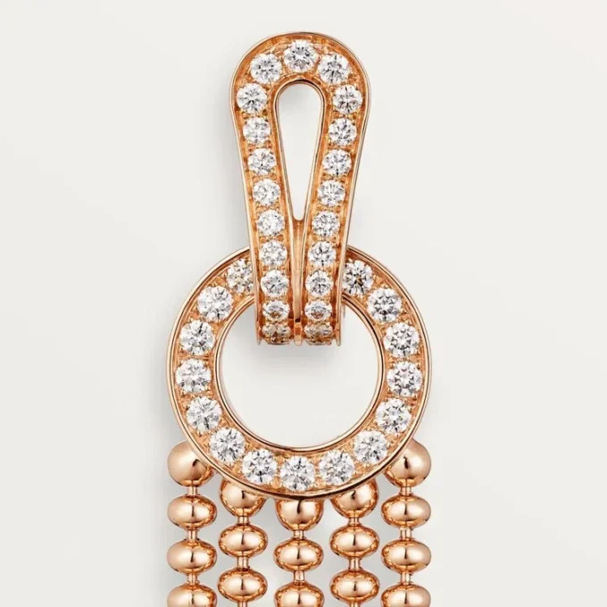 Boucles d&rsquo;oreilles Agrafe, demi-sertie
