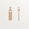 Boucles d&rsquo;oreilles Agrafe, demi-sertie