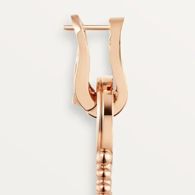 Boucles d&rsquo;oreilles Agrafe, demi-sertie