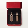 Boucles d&rsquo;oreilles Agrafe, demi-sertie