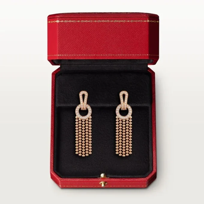 Boucles d&rsquo;oreilles Agrafe, demi-sertie