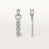 Boucles d&rsquo;oreilles Agrafe – Or blanc, diamants – Cartier