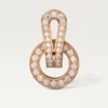 Boucles d&rsquo;oreilles Agrafe – Or rose, diamants – Cartier
