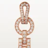 Boucles d&rsquo;oreilles Agrafe – Or rose, diamants – Cartier