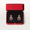 Boucles d&rsquo;oreilles Agrafe – Or rose, diamants – Cartier