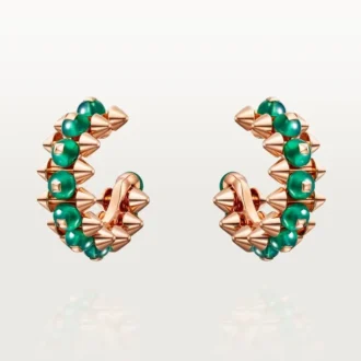 Boucles d&rsquo;oreilles Clash de Cartier, agate