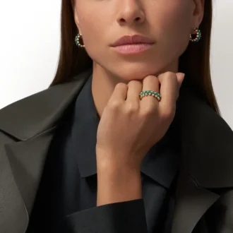 Boucles d&rsquo;oreilles Clash de Cartier, agate