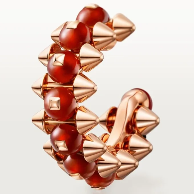 Boucles d&rsquo;oreilles Clash de Cartier, agate