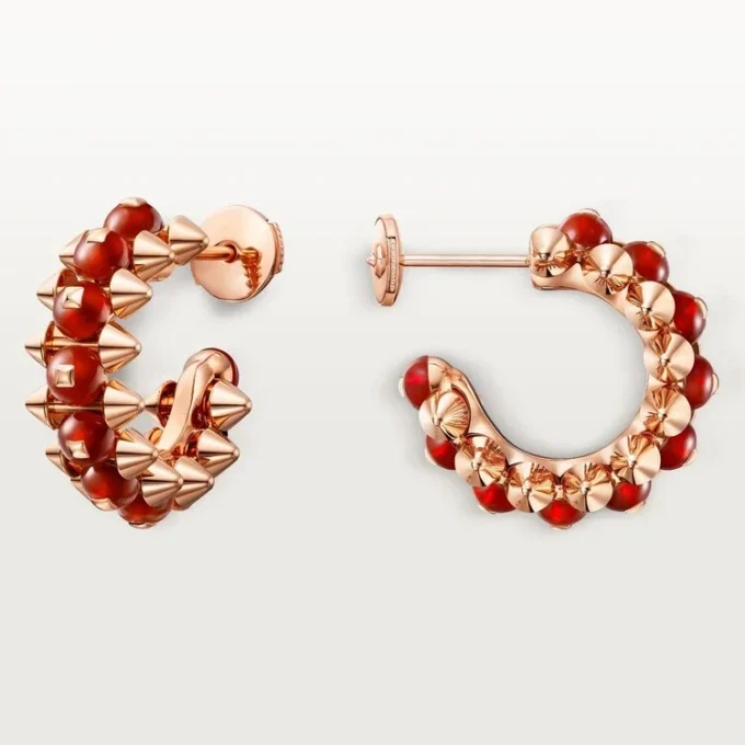 Boucles d&rsquo;oreilles Clash de Cartier, agate