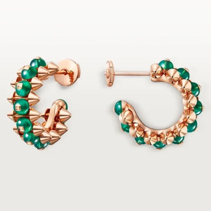 Boucles d&rsquo;oreilles Clash de Cartier, agate