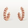 Boucles d&rsquo;oreilles Clash de Cartier Diamants – Or rose, Diamants – Cartier
