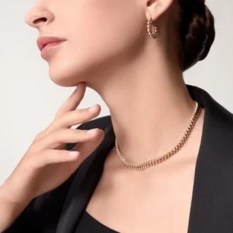 Boucles d&rsquo;oreilles Clash de Cartier Diamants – Or rose, Diamants – Cartier