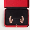 Boucles d&rsquo;oreilles Clash de Cartier Diamants – Or rose, Diamants – Cartier