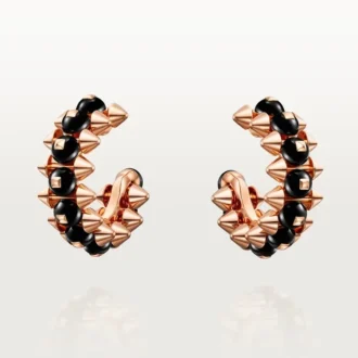 Boucles d&rsquo;oreilles Clash de Cartier, onyx