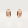 Boucles d&rsquo;oreilles créoles Clash de Cartier, double rangée