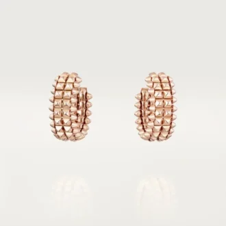 Boucles d&rsquo;oreilles créoles Clash de Cartier, double rangée