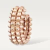Boucles d&rsquo;oreilles créoles Clash de Cartier, double rangée