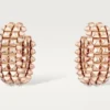 Boucles d&rsquo;oreilles créoles Clash de Cartier, double rangée