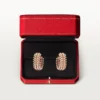 Boucles d&rsquo;oreilles créoles Clash de Cartier, double rangée