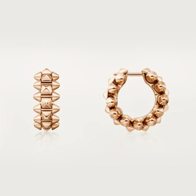 Boucles d&rsquo;oreilles créoles Clash de Cartier, modèle Mini