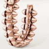 Boucles d&rsquo;oreilles créoles Clash de Cartier – Or rose, petit modèle | Cartier US