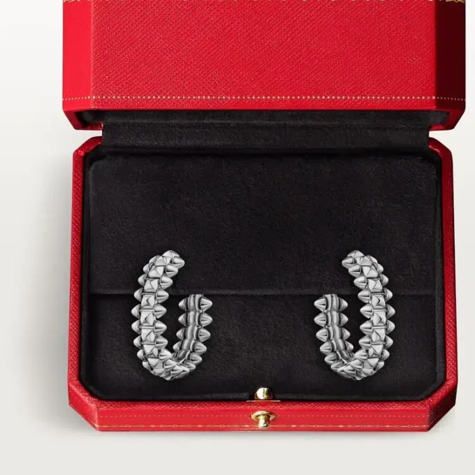 Boucles d&rsquo;oreilles créoles Clash de Cartier, petit modèle