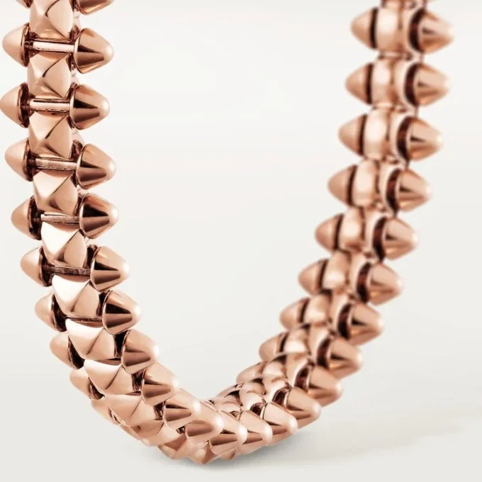 Boucles d&rsquo;oreilles créoles Clash de Cartier, petit modèle – Or rose – Cartier