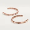 Boucles d&rsquo;oreilles créoles Clash de Cartier, petit modèle – Or rose – Cartier