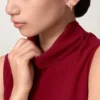 Boucles d&rsquo;oreilles créoles Juste Un Clou en diamant, or rose | Cartier US
