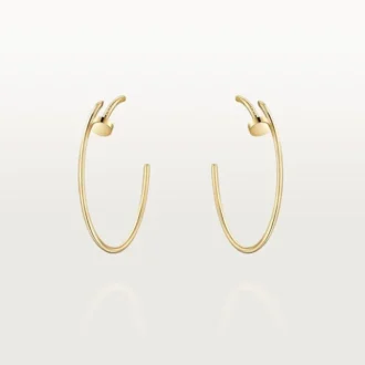 Boucles d&rsquo;oreilles créoles Juste Un Clou, grand modèle