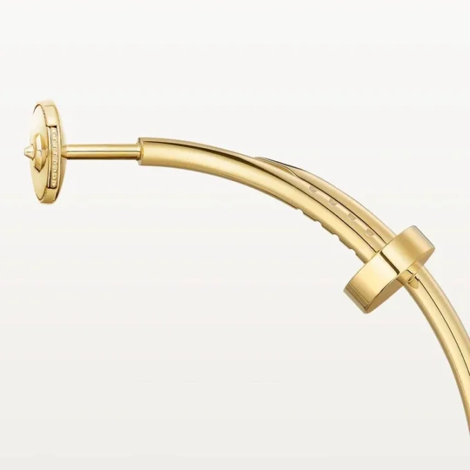 Boucles d&rsquo;oreilles créoles Juste Un Clou, grand modèle