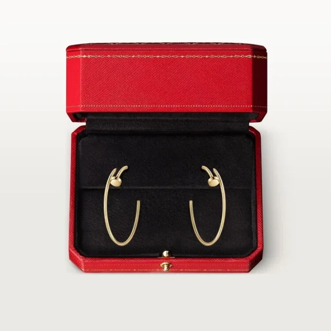 Boucles d&rsquo;oreilles créoles Juste Un Clou, grand modèle