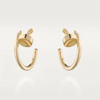 Boucles d&rsquo;oreilles créoles Juste Un Clou, or jaune | Cartier US